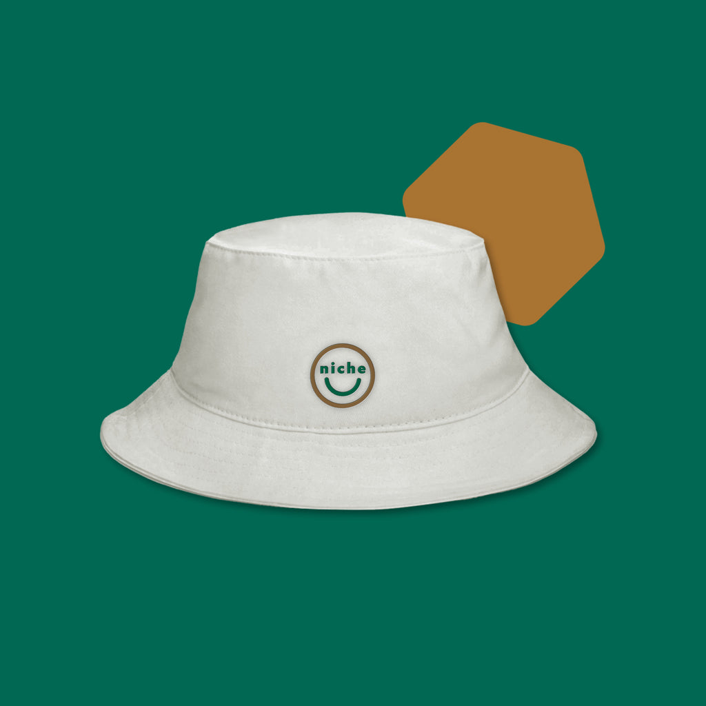 Smile Bucket Hat (Gold + Green)